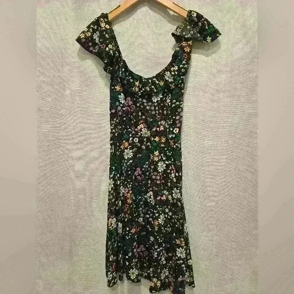 Old Navy Floral Print Ruffle Strap Dress - Picture 1 of 7